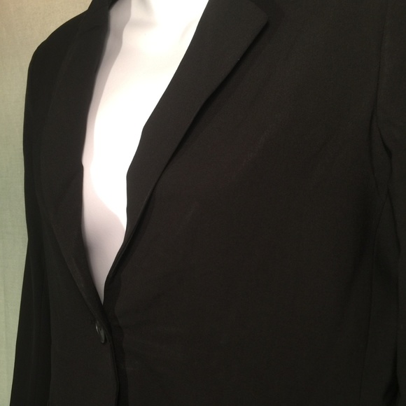 Theory Black Double Button Blazer - Picture 2 of 6